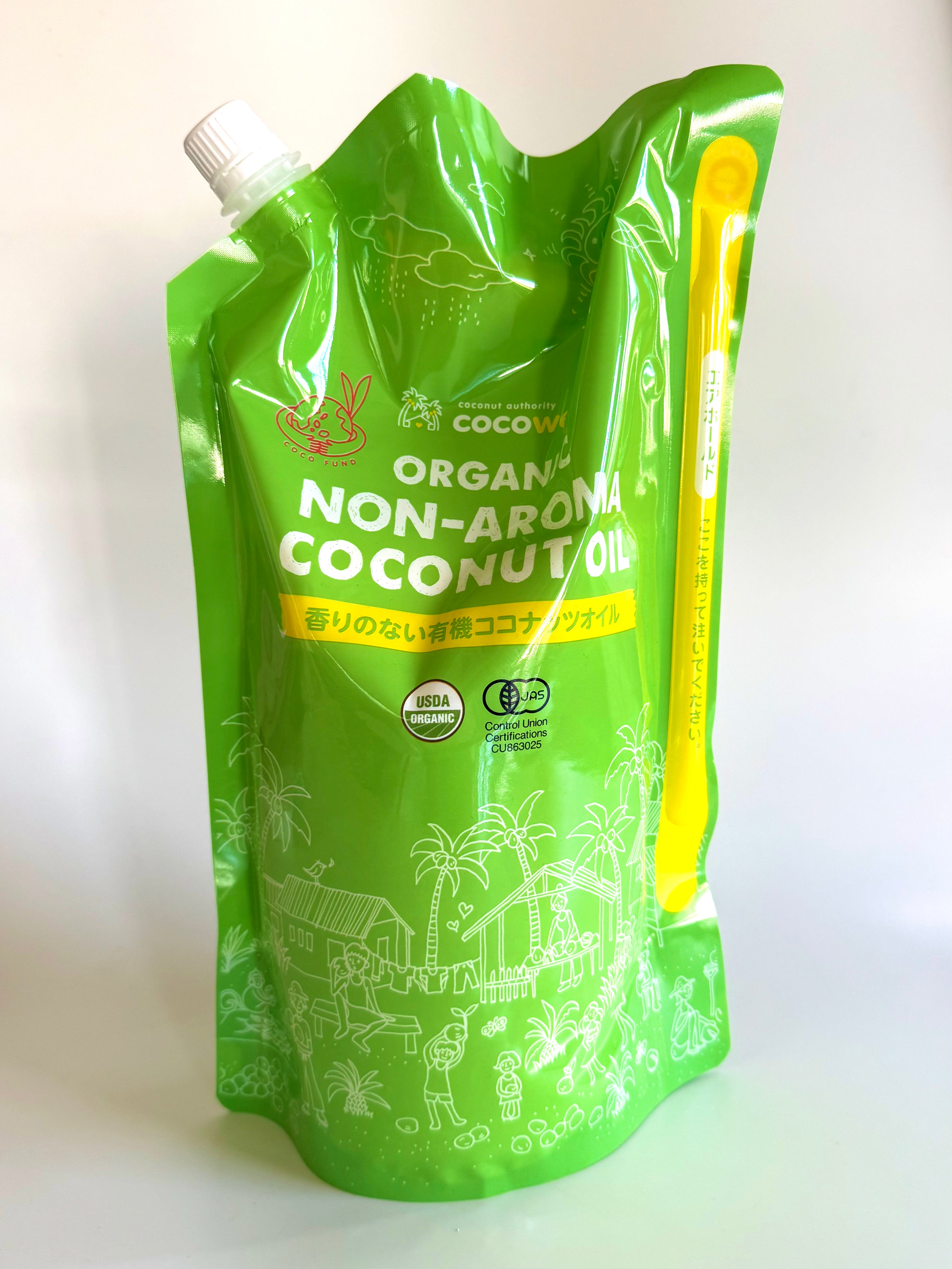 香りのない有機ココナッツオイル お徳用 1840g｜オーガニック食品の