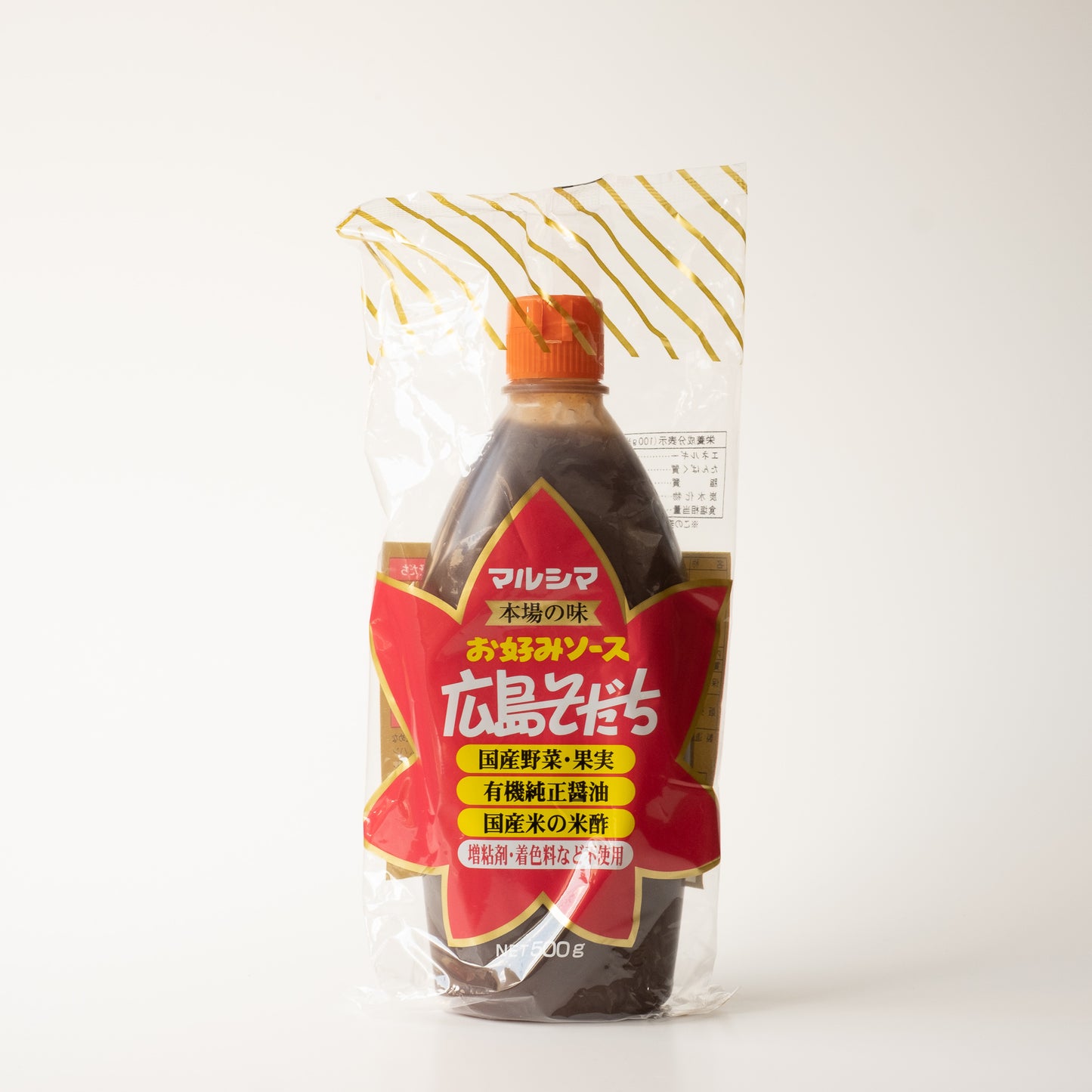 ソース広島育ち 化学調味料/合成保存料 無添加