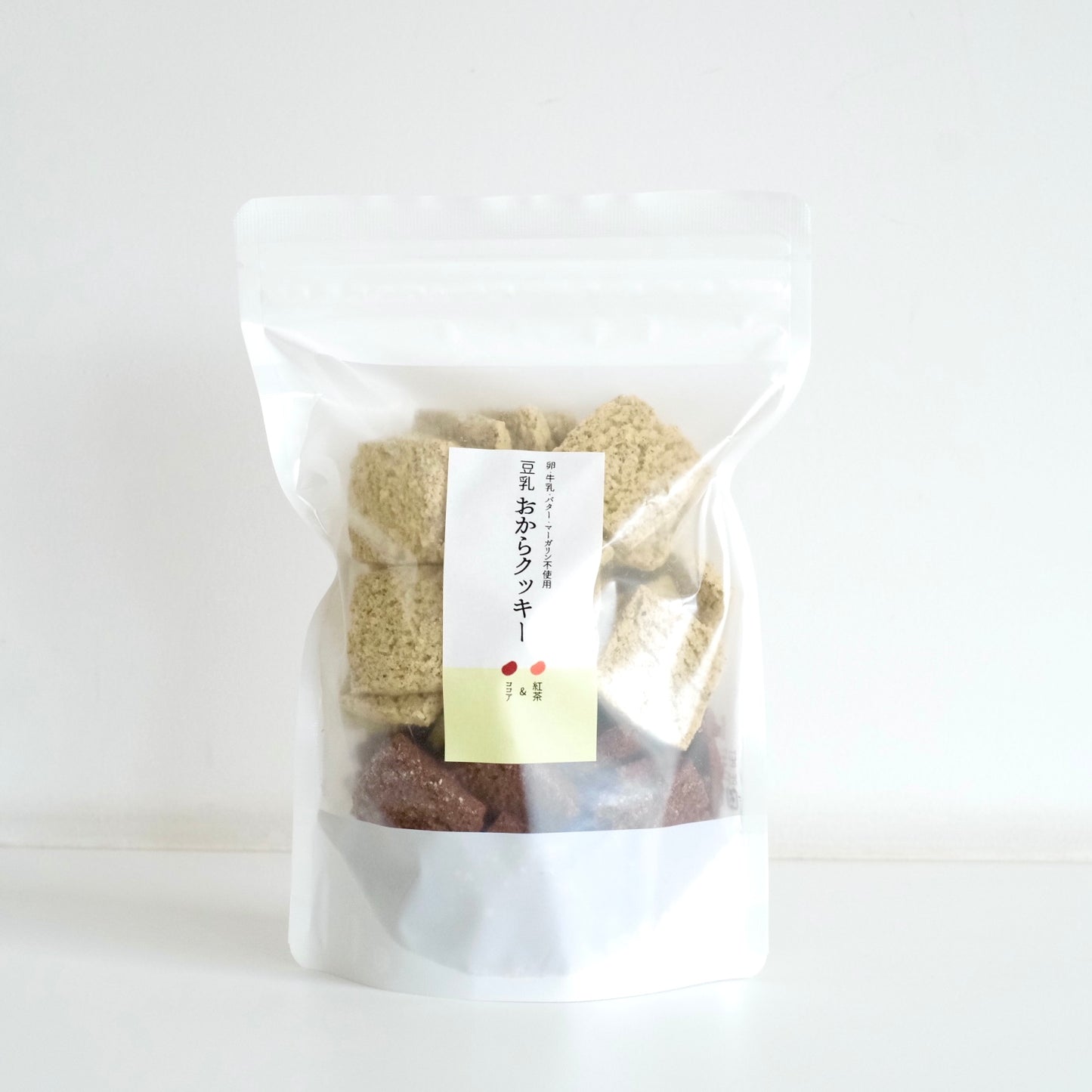 豆乳おからクッキーお得用 野菜ミックス / 紅茶&ココア 化学調味料/合成保存料 無添加
