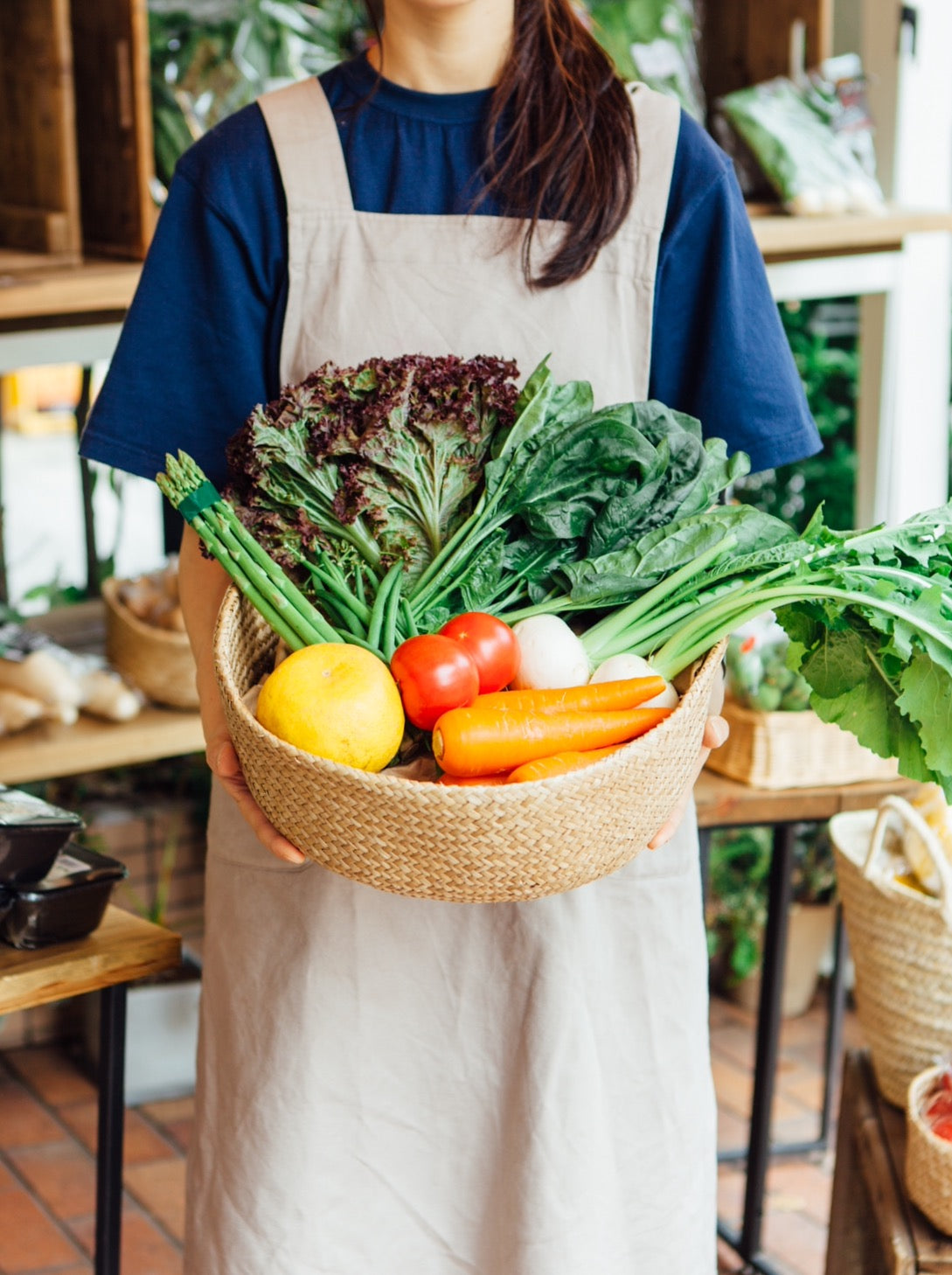 農薬不使用野菜・有機野菜セット　西日本産または北海道産